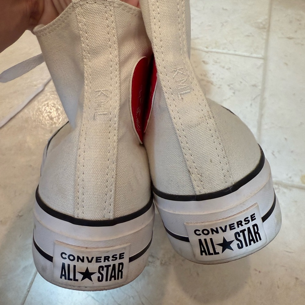 Converse Platform All Star High Top Custom Made C… - image 4